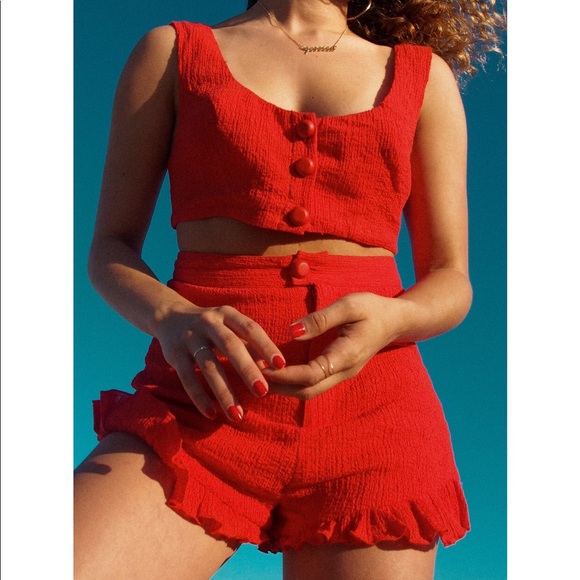 Urban Outfitters Other - URBAN OUTFITTERS Evie Jo 2-piece Short Set